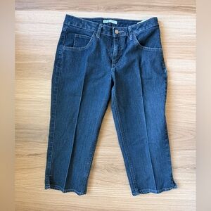 Riders lee capris y2k Dark Blue Cropped Women's Jeans